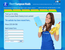 Tablet Screenshot of finestmaids.com